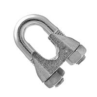 Зажим для стальных канатов DIN741 3мм /10/ Зажим для стальных канатов DIN741 3мм /10/