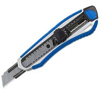 Нож с сегментированным лезвием 18 мм, двухком.корпус, мех.фиксатор, Титан-В, ЗУБР"ЭКСПЕРТ, 09178_z01 Нож с сегментированным лезвием 18 мм, двухком.корпус, мех.фиксатор, Титан-В, ЗУБР"ЭКСПЕРТ, 09178_z01