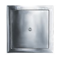 Люк ревизионный пластиковый 200х200 мм, хром, AD2020 Люк ревизионный пластиковый 200х200 мм, хром, AD2020