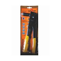 Заклепочник 240 мм, заклепки диаметром 2,4 -4,8 мм, 4 насадки, Сервис Ключ, 70620 Заклепочник 240 мм, заклепки диаметром 2,4 -4,8 мм, 4 насадки, Сервис Ключ, 70620