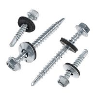 Саморез кровельный, цинк, 5,5х75/76 /30/ Саморез кровельный, цинк, 5,5х75/76 /30/