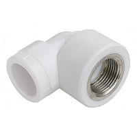 Уголок комбинированный d=20х3/4", внутренняя резьба (F), AQuapipe, 03549*** Уголок комбинированный d=20х3/4", внутренняя резьба (F), AQuapipe, 03549***