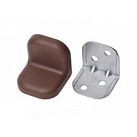 Уголок мебельный с пластиковой накладкой 24х24х25х1,2 мм, орех, 18713 /10/ Уголок мебельный с пластиковой накладкой 24х24х25х1,2 мм, орех, 18713 /10/