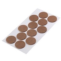 Подложки самоклеющиеся под ножки мебельные d=24 мм на войлочной основе (33 шт./лист), PC6124BR Подложки самоклеющиеся под ножки мебельные d=24 мм на войлочной основе (33 шт./лист), PC6124BR