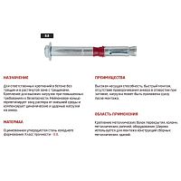 Анкер TSL-B 10х100 д/высоких нагрузок с болтом /120/15/ Анкер TSL-B 10х100 д/высоких нагрузок с болтом /120/15/