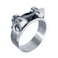 Хомут силовой одноболтовый (ROBUST), цинк, 201-213 /1/ Хомут силовой одноболтовый (ROBUST), цинк, 201-213 /1/