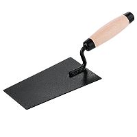 Кельма отделочника, стальная, деревянная усиленная ручка, Россия, 86241 Кельма отделочника, стальная, деревянная усиленная ручка, Россия, 86241