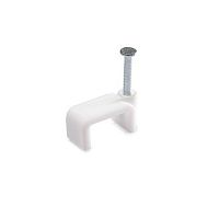 Скобы для кабеля плоские 10 мм (100 шт.), 60230 Скобы для кабеля плоские 10 мм (100 шт.), 60230