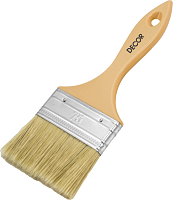 Кисть плоская 65х14 мм "Пятница", светлая смешанная щетина, пластиковая ручка 126045 /12/ Кисть плоская 65х14 мм "Пятница", светлая смешанная щетина, пластиковая ручка 126045 /12/