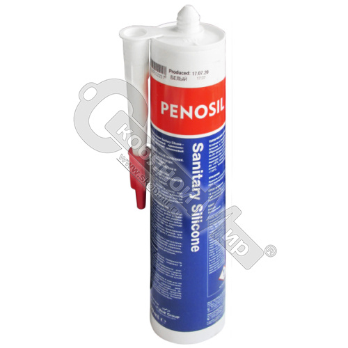Penosil S, герметик силиконовый санитарный, белый, 310 ml Н1199 фото 3
